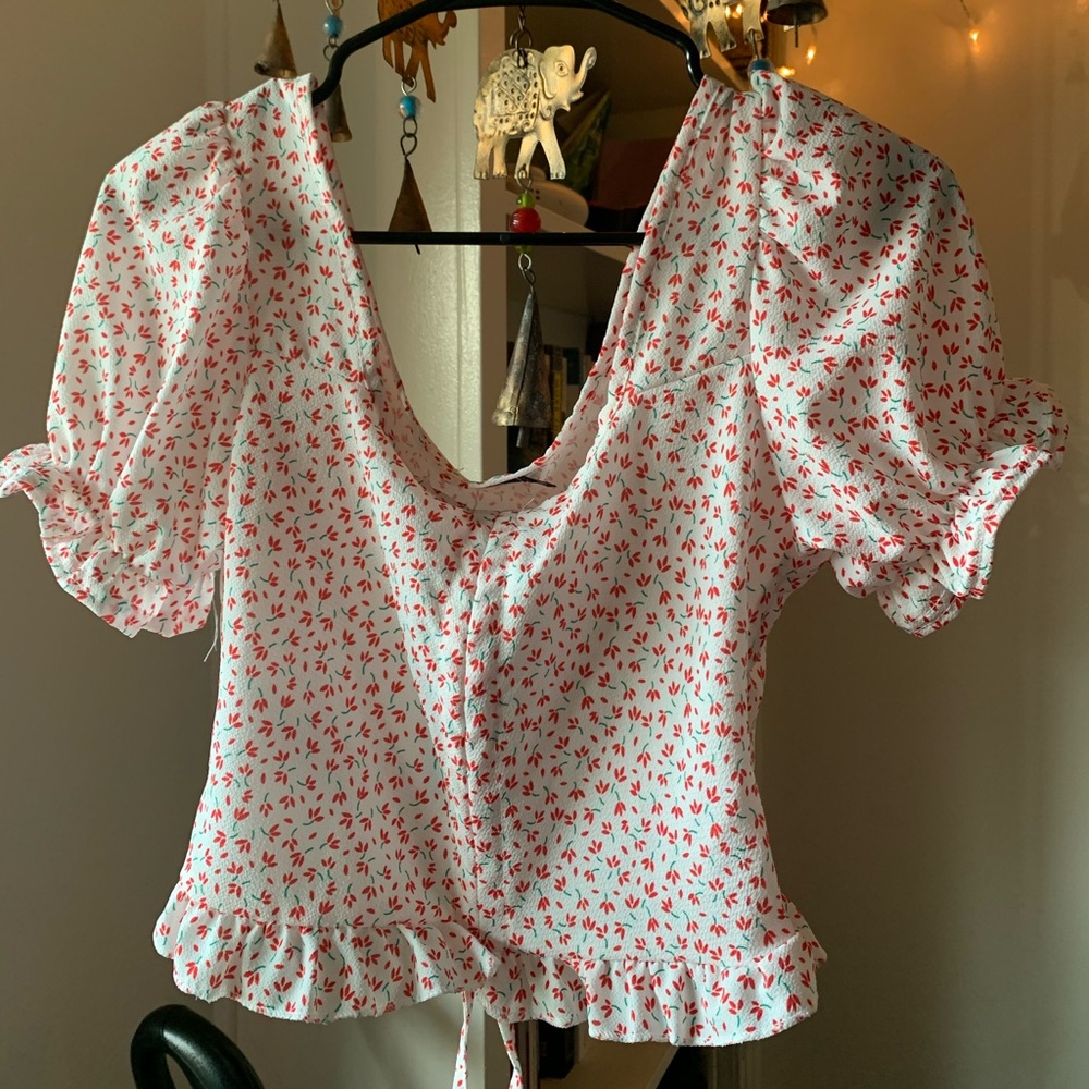 Nasty Gal cherry top